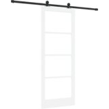 vidaXL klizna vrata s hardverskim setom "ORKDAL" Bijela 83x211 cm | shoptok.hr