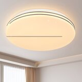 Nettlife LED stropna svetilka - premer 27 cm, zvezdnato nebo, 12 W, toplo bela svetilka, moderna okrogla svetilka za hodnik, dnevno sobo, (22110666) | Shoptok.si