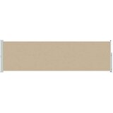  Zložljivo stransko senčilo Bež 500 x 140 cm Poliester, (5000247900) | Shoptok.si