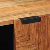 TV ormarić 105x33x46 cm Masivno drvo akacije - Prirodna 1 Drvo bagrema | shoptok.hr