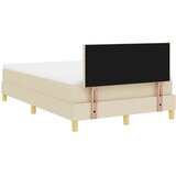  LED Box Spring Krevet s jastukom Krema 120 x 190 cm tkanina | shoptok.hr