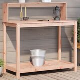 vidaXL Miza za sajenje s policami 108x50x109,5 cm trden les douglas Cene