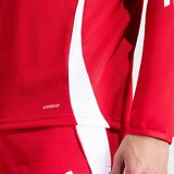 Adidas Sportska sweater majica 'Tiro 24' crvena / bijela | shoptok.hr