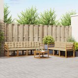  Set vanjskih sofa 8 kom. Prirodna i bež | shoptok.hr