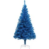  Umjetno božićno drvce sa stalkom plavo 120 cm PVC | shoptok.hr