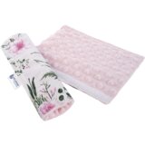 Medi Partners Cotton + minky car seat belt protector – Flowers + pink minky Cijene