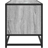 vidaXL TV omarica siva sonoma 100x34,5x40 cm inženirski les in kovina | Shoptok.si