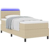  Krevet s kutijom s madracem i LED svjetlom Zeleni Sivi 80x200 cm Kordura tkanina | shoptok.hr