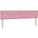  Box spring postelja z vzmetnico roza 180x210 cm žamet, (21793149) | Shoptok.si