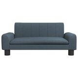  Krevet za pse tamnosivi 70 x 45 x 30 cm od tkanine | shoptok.hr
