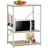 vidaXL Ormarić za mikrovalnu pećnicu bijeli i hrast 60x39,6x79,5 cm Cijene
