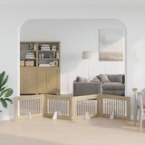  Vrata za pse s postoljem 4 pcs Hrast sonoma 100 x 60 cm | shoptok.hr