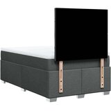 vidaXL Krevet box spring s madracem tamnosivi 120 x 190 cm tkanina | shoptok.hr