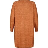 Zizzi Pletena obleka 'CAVISTA' oranžna | Shoptok.si