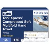 TORK stisnjene papirnate brisače z večkratnim pregibom xpress, de 2040 kosov, bele barve, dxš 320 x 212 mm Cene