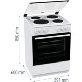 Gorenje Električni šporet GE6A40WB | Eponuda.ba