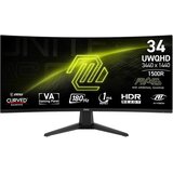 MSI 34" 346CQ MAG UWQHD 3440x1440 VA 180 Hz zakrivljeni gaming monitor | Eponuda.com