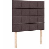  Otomanski okvir kreveta s madraca tamnosmeđi 120x200cm tkanine | shoptok.hr