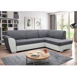 MID.YOU KOTNA SEDEŽNA GARNITURA, velur siva, bela | Shoptok.si