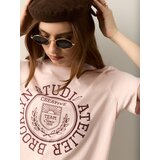 Sinsay Pamučna majica s printom | shoptok.hr