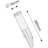  Vanjske zidne svjetiljke - Inox torch | shoptok.hr