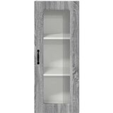 vidaXL Stenska kuhinjska omarica s polico Siva Sonoma 40 x 31 x 100 cm | Shoptok.si