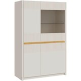 Hom`in vitrina, barve hrasta, peščene barve | Shoptok.si