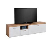 Mömax tv-element auris, bela, barva hrasta | Shoptok.si