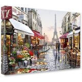 Styler Slika Canvas Watercolor Paris I, 60 x 80 cm Cene