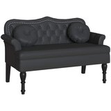  Chesterfield klupa Crna 120.5 x 65 x 75 cm Lažna koža | Eponuda.ba