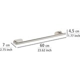 Wenko Orea Rail Turbo-Loc® mat držač za ručnike od nehrđajućeg čelika | shoptok.hr