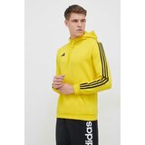 Adidas Dukserica Tiro 23 boja: žuta, s kapuljačom, s aplikacijom | shoptok.hr
