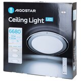Aigostar LED prigušiva plafonska lampa LED/60W/230V 2700-6500K prečnik 52,7 cm hrom + daljinski upravljač | Eponuda.com