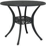  Komplet za jedilnico v vrtu 7 pcs Črna Aluminij - - črna - 43.18 - 90 x 90 x 75 cm - 2025-vidaXL-Uvoz_3 | Shoptok.si