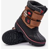 Kesi Children's snow boots with Velcro Lee Cooper Camel | shoptok.hr