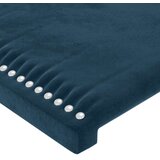  LED uzglavlje tamnoplavo 200x5x78/88 cm baršunasto | shoptok.hr