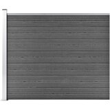  Panel za ogradu WPC 175 x 146 cm crni Cijene