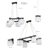 Jupiter 1099 - po 4 p - viseći visilica pola 4xE27/60W/230V wenge | Eponuda.com