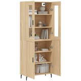  Visoka komoda hrasta sonome 69,5x34x180cm od konstruiranog drva | shoptok.hr