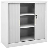 vidaXL ormarić s kliznim vratima sivi 90 x 40 x 90 cm čelični | shoptok.hr