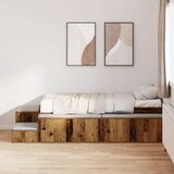 Okvir kreveta Staro drvo Drvo 100 x 200 cm Pohrana u