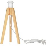  Stona lampa HELEN 1xE27/15W/230V krem/zlatna/borovina | Eponuda.com