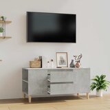 TV ormarić boja betona 102 x 44,5 x 50 cm od konstruiranog drva | shoptok.hr
