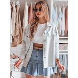 DStreet Kurtka damska koszulowa oversize OVERBOR jasnoszara | shoptok.hr