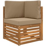  Jastuk za vanjsku sofU 3 pcs Sivo-smeđa Poliester | Eponuda.com