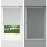 vidaXL roleta blackout siv 140x130 cm širina tkanine 136,6 cm | Shoptok.si