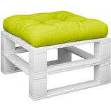  Jastuk za palete jarkozeleni 60 x 60 x 12 cm od tkanine | shoptok.hr