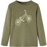  Dječja majica dugih rukava kaki 116 | shoptok.hr