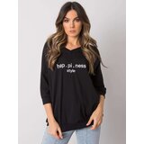 RUE PARIS Sweatshirt-RV-BL-7328.19-black | Shoptok.si
