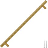  Ručke za ormarić 5 kom zlatne 320 mm od nehrđajućeg čelika | shoptok.hr